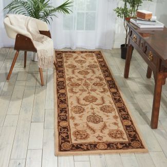 Nourison Home Heritage Hall Beige 6' x Freeform Free Form