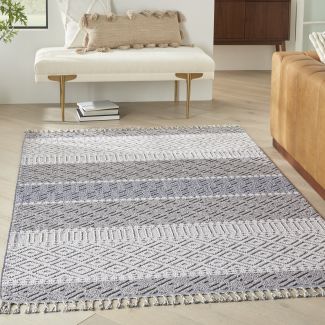 Nourison Home Paxton Ivory/Slate 4' x 6'2