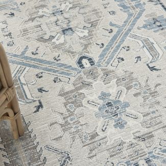 Nourison Home Lennox Ivory/Grey 4' x 6'