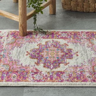 Nourison Home Passion Ivory/Fuchsia