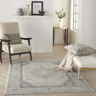 Nourison Home Malta Ivory/Grey 3'11