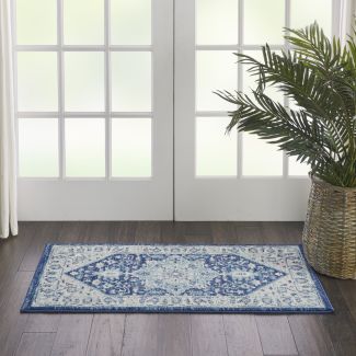 Nourison Home Tranquil Ivory/Navy