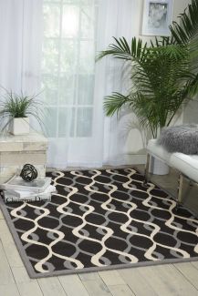 Nourison Home Decor Black 8' x 10'