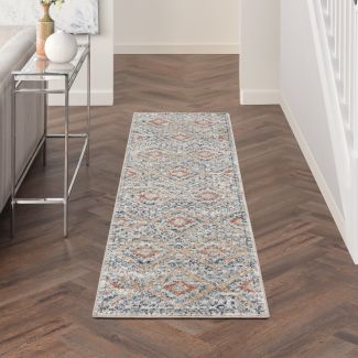Nourison Home Quarry Blue/Ivory 2'2