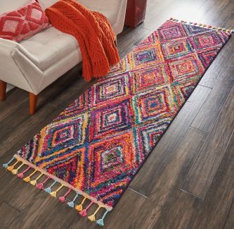 Nourison Home Nomad Red/Multicolor 2'3