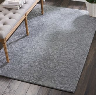 Nourison Home Opaline Charcoal/Silver 3'9