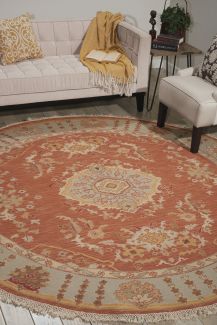 Nourison Home Nourmak Rust 8' x Round