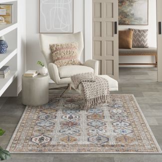Nourison Home Quarry Grey/Multi 3'9
