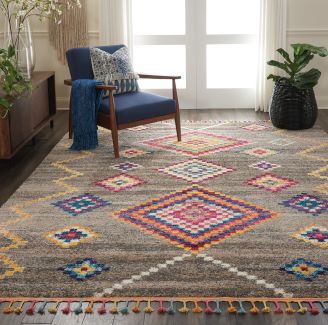 Nourison Home Nomad Grey 8'10