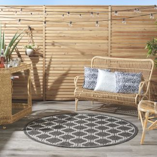 Nourison Home Country Side Charcoal 5'3