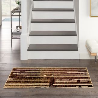 Nourison Home Grafix Brick Multicolor