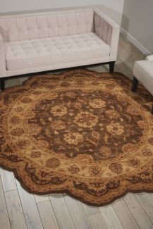 Nourison Home Heritage Hall Sable 8' x Freeform Free Form