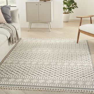 Nourison Home Paxton Ivory/Grey 4' x 6'2