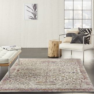 Nourison Home Melody Ivory/Multi 5'3