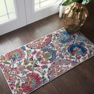 Nourison Home Ankara Global Ivory/Blue