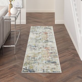 Nourison Home Trance Ivory/Multi 2'2