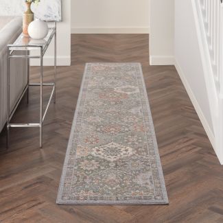 Nourison Home Parisa Grey/Multi 2'3