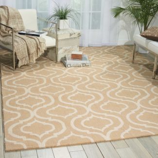 Nourison Home Linear Beige 8' x 11'