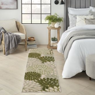 Nourison Home Aloha Ivory Green