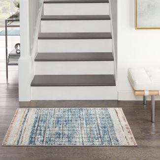 Nourison Home Quarry Blue 2'2