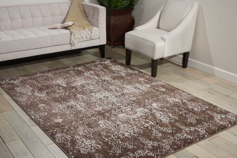 Nourison Home Karma Mocha 3'9