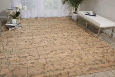 Nourison Home Silken Allure Beige 5'6