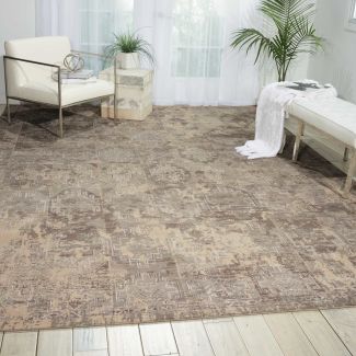 Nourison Home Silk Elements Mushroom 8'6