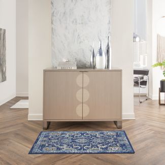 Nourison Home Grafix Navy
