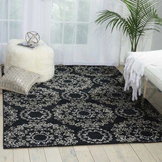 Nourison Home Tranquility Black 9'3