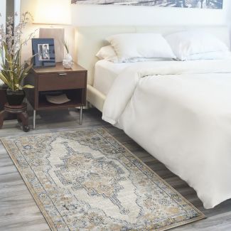 Nourison Home Quarry Grey/Light Blue 3' x 5'