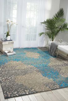 Nourison Home Opaline Charcoal 3'9