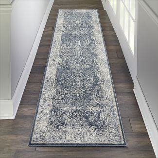 Nourison Home Malta Navy/Ivory 9' x 12'