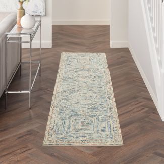 Nourison Home Interlock Blue/Multi