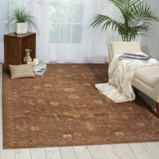 Nourison Home Silk Elements Cocoa 9'9