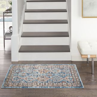 Nourison Home Quarry Blue/Multi 2'2