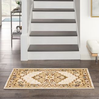 Nourison Home Grafix Cream Multicolor