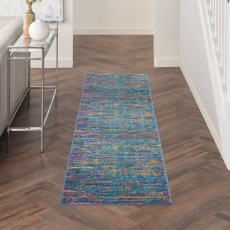 Nourison Home Passion Blue/Multicolor 1'10