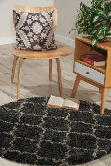 Nourison Home Amore Charcoal 3'11