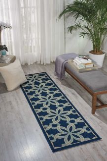 Nourison Home Caribbean Navy 2'3