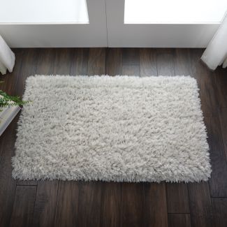 Nourison Home Luxe Shag Light Grey