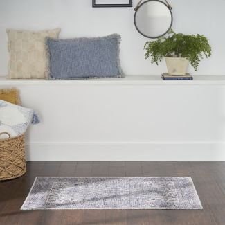 Nicole Curtis Machine Washable Series 1 Grey