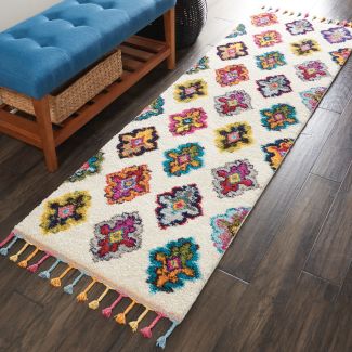 Nourison Home Nomad Ivory/Multicolor 2'2