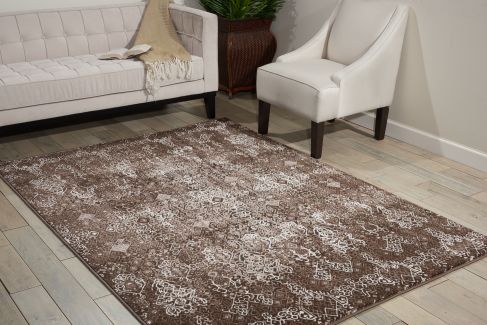 Nourison Home Karma Mocha 5'3