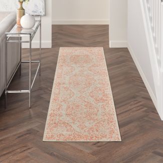 Nourison Home Tranquil Ivory/Pink 2'3