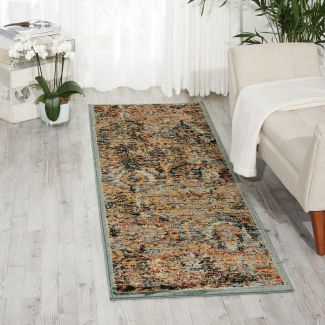 Nourison Home Delano Blue 2'2