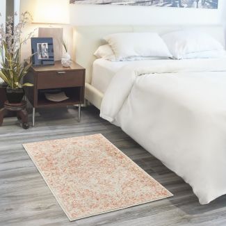 Nourison Home Tranquil Ivory/Pink 2' x 4'