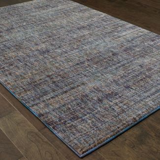 Oriental Weavers Atlas 8033f Purple