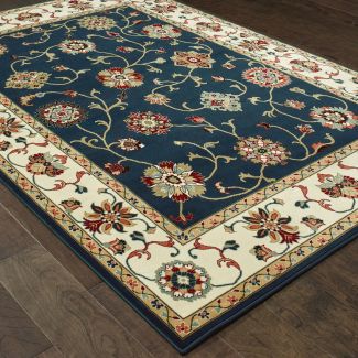 Oriental Weavers Kashan 2336b Navy