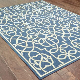 Oriental Weavers Meridian 2205b Navy