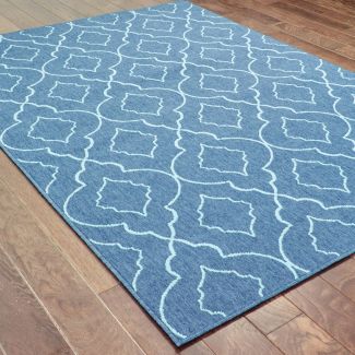 Oriental Weavers Meridian 7541b Navy